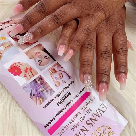 Evans nails - Evans Nails and Spa Wildcard Advantage Partner. Whether you are preparing for a special occasion, need a quick beauty pick-me-up, or simply want a relaxing experience and e scape from your daily routine, the highly trained beauty technicians will treat you to a unique experience which will leave you feeling fresh …